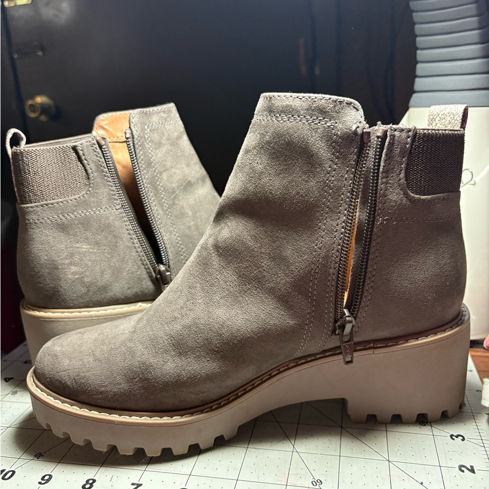 Women's Taci Pull-On Ankle Boots Brown/Tan